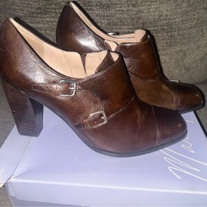 Marc Fisher Dark Brown Heeled Boots